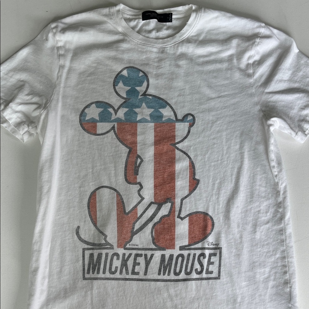 Disney Patriotic Mickey Mouse Tee in Red, White, and Blue